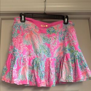 Lilly Pulitzer Tropical Pink and Blue Skirt
